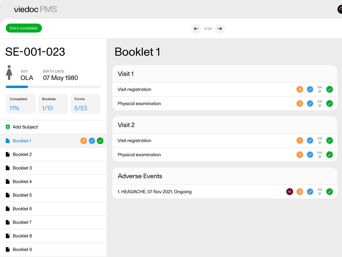 Booklet workflow